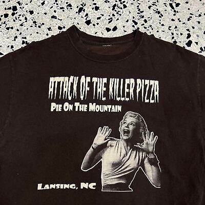 VINTAGE Y2K ATTACK OF THE KILLER PIZZA TEE