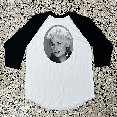 VINTAGE Y2K GOLDEN GIRLS BETTY WHITE RAGLAN BASEBALL TEE