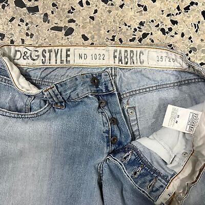 VINTAGE Y2K THRASHED DOLCE & GABBANA PATCHWORK DENIM JEANS