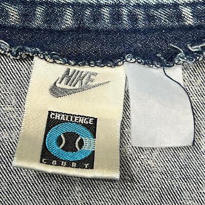 VINTAGE Y2K NIKE JAPAN ACID WASHED CROPPED DENIM JACKET: