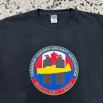 VINTAGE Y2K CANADIAN HARVARD DIVE RECOVERY TEAM TEE