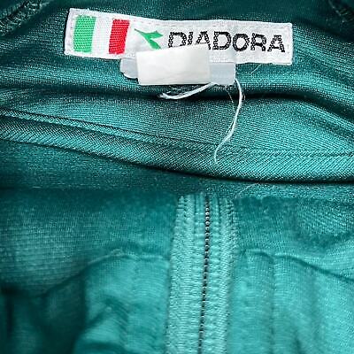 VINTAGE Y2K DIADORA FULL ZIP TRACK JACKET: