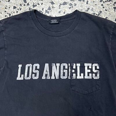 STUSSY VINTAGE Y2K LOS ANGELES POCKET TEE