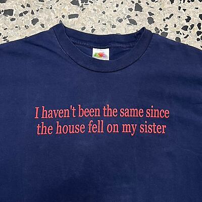 VINTAGE Y2K HOUSE FELL ON MY SISTER TEE