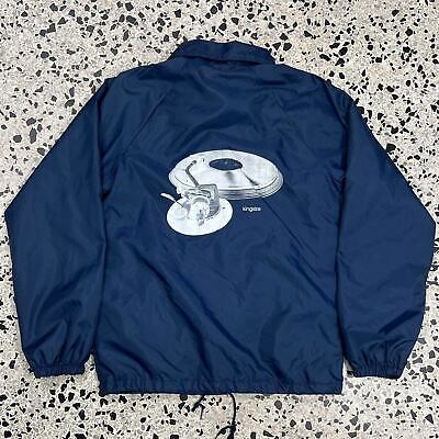 VINTAGE Y2K DJ VINYL SPIN TABLE COACH LIGHT NYLON JACKET