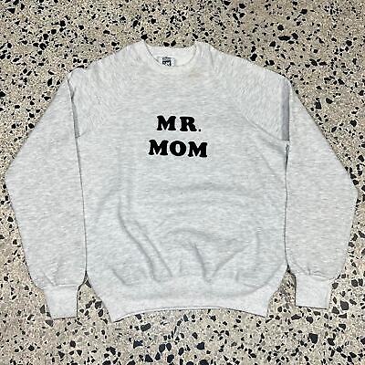 VINTAGE 70S 80S RAGLAN MR. MOM CREWNECK SWEATSHIRT