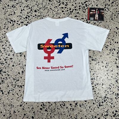 VINTAGE Y2K SWEETEN 69 SEX GRAPHIC TEE: