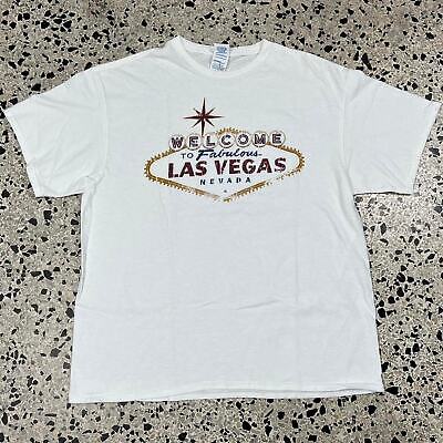 VINTAGE Y2K WELCOME TO LAS VEGAS TEE