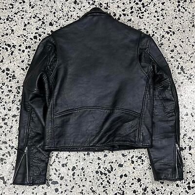 VINTAGE 90S PUNK MOTORCYCLE LEATHER RIDER JACKET