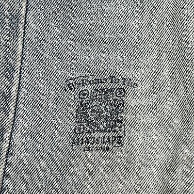 VINTAGE Y2K LEVIS 505 HAND PAINTED HUMMINGBIRD DENIM JEANS: