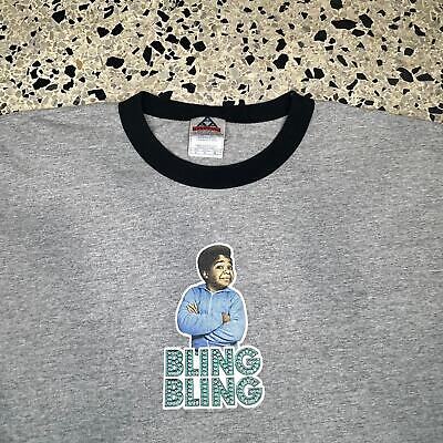 VINTAGE Y2K GARY COLEMAN “BLING BLING” RINGER TEE