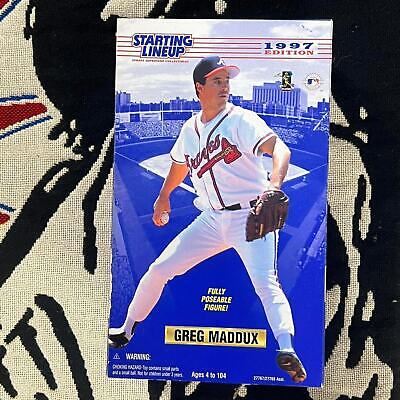 VINTAGE 1997 GREG MADDUX BASEBALL STARTING LINEUP COLLECTIBLE FIGURE