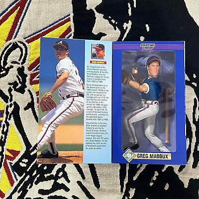 VINTAGE 1997 GREG MADDUX BASEBALL STARTING LINEUP COLLECTIBLE FIGURE