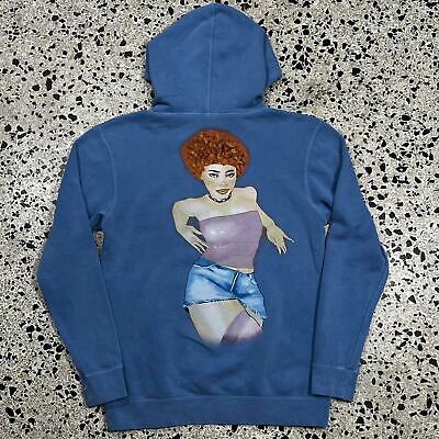 ICE SPICE LIGHT BLUE MUNCH HOODIE FROM ONLINE MERCH DROP