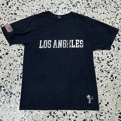 STUSSY VINTAGE Y2K LOS ANGELES POCKET TEE