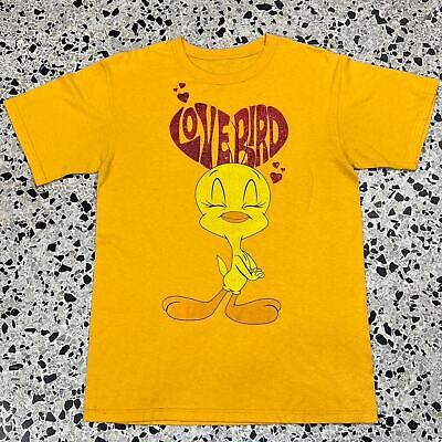 VINTAGE Y2K TWEETY LOVE BIRD GLITTER TEE