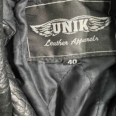 VINTAGE 90S PUNK MOTORCYCLE LEATHER RIDER JACKET