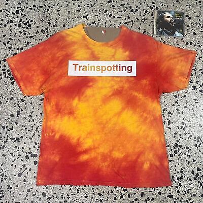 VINTAGE 90S TRAINSPOTTING TIE DYE PROMO SINGLE STITCH TEE: