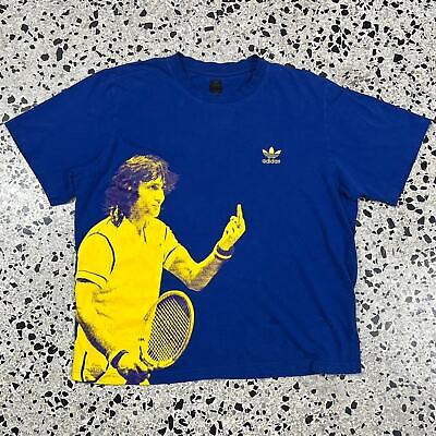 VINTAGE Y2K ILIE NASTASE X ADIDAS PROMO TEE: