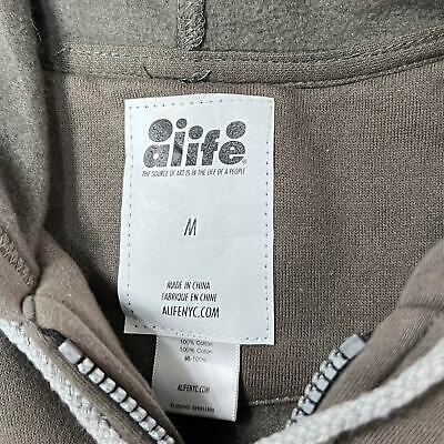 BNWT VINTAGE Y2K ALIFE LSD SUNFADED ZIP UP HOODIE