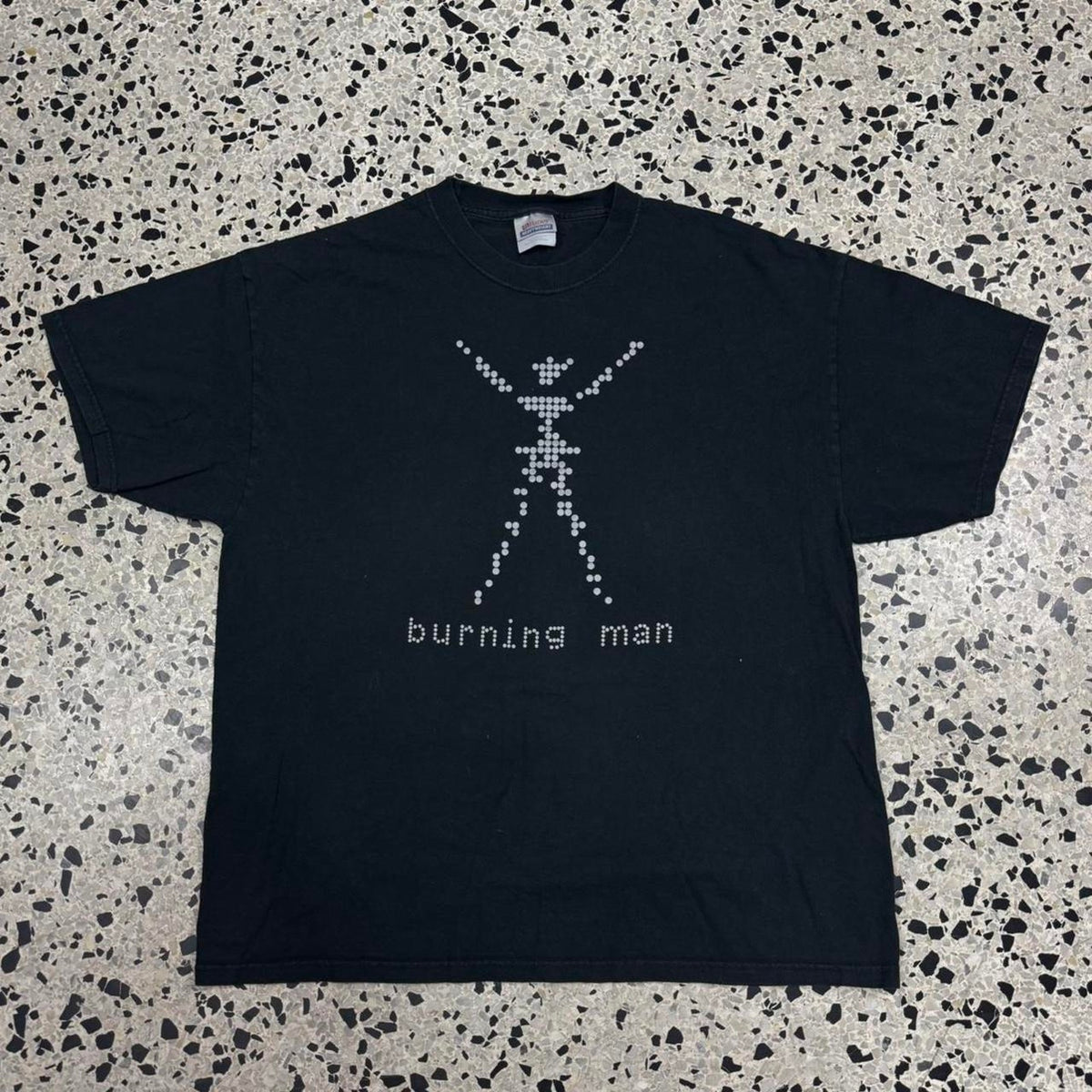 VINTAGE 90S Y2K BURNING MAN FESTIVAL PROMO TEE: