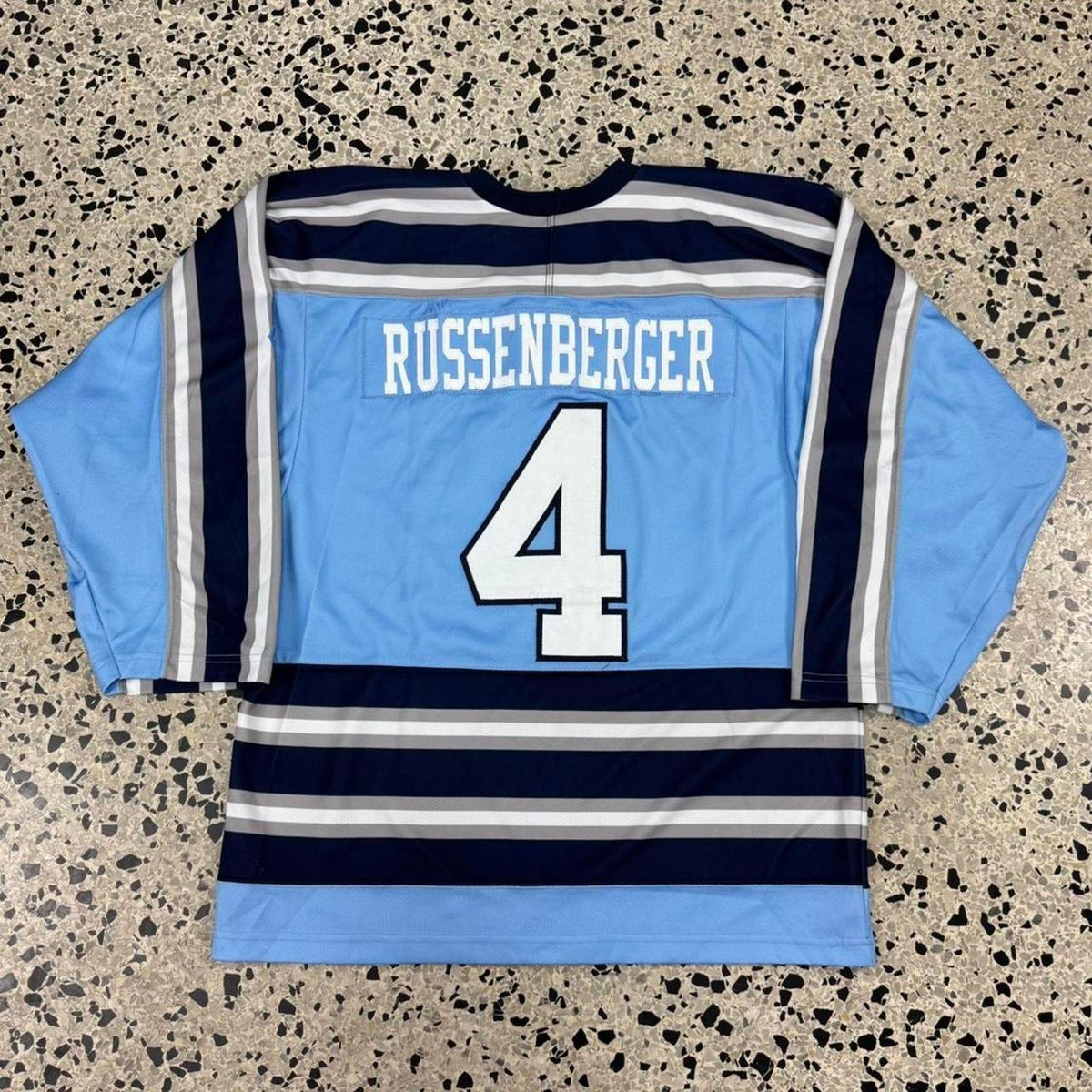 VINTAGE Y2K USPHIL NEW JERSEY HITMEN K1 LONGSLEEVE HOCKEY JERSEY: