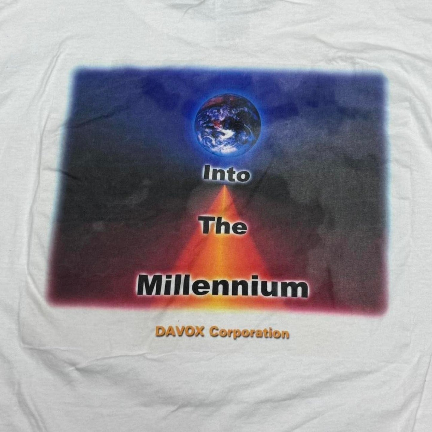 VINTAGE Y2K AMERICAN EXPRESS INTO THE MILLENNIUM PROMO TEE:
