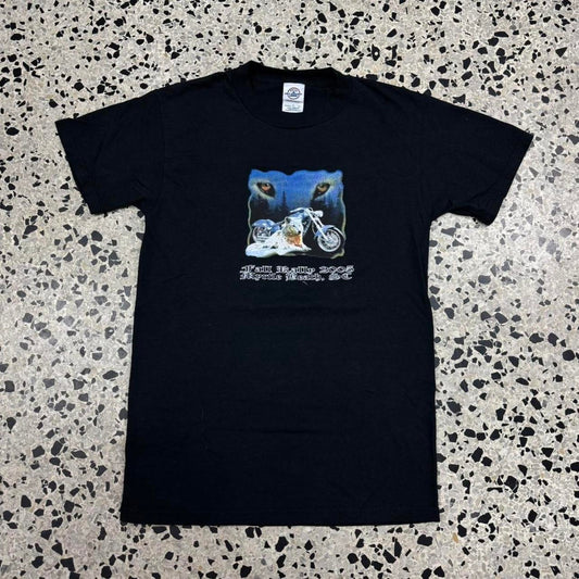 VINTAGE Y2K 2005 FALL BIKE RALLY MYRTLE BEACH SOUVENIR TEE: