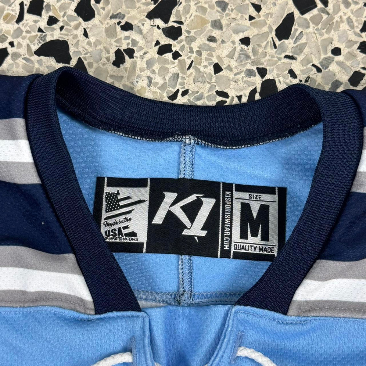 VINTAGE Y2K USPHIL NEW JERSEY HITMEN K1 LONGSLEEVE HOCKEY JERSEY: