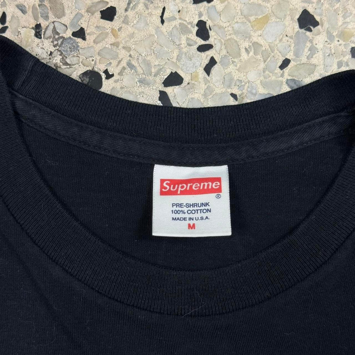 SUPREME SS14 20TH ANNIVERSARY TAXI DRIVER BLACK TEE: