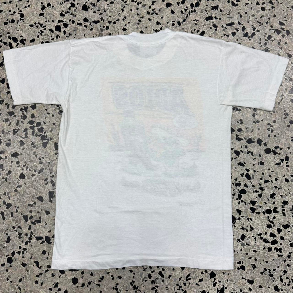 VINTAGE 90S SINGLE STITCH ADIOS TEQUILA 180 PROOF WORM CANCUN MEXICO TEE: