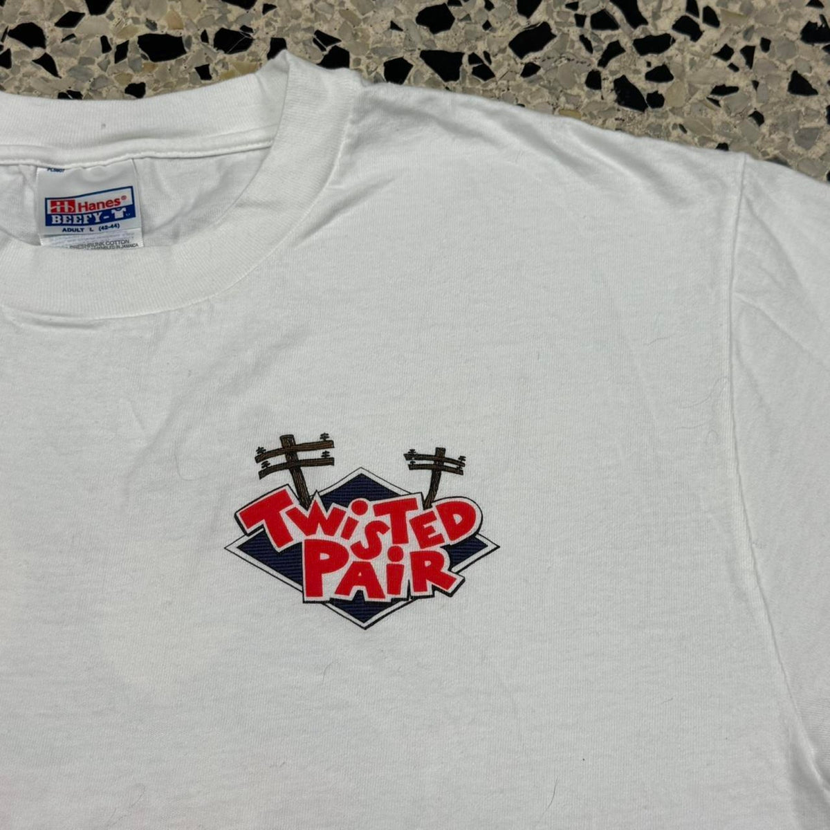 VINTAGE 90S TWISTED PAIR HANES BEEFY PROMO TEE: