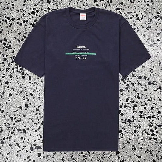 SUPREME SS 24 NAVY STANDARD TEE: