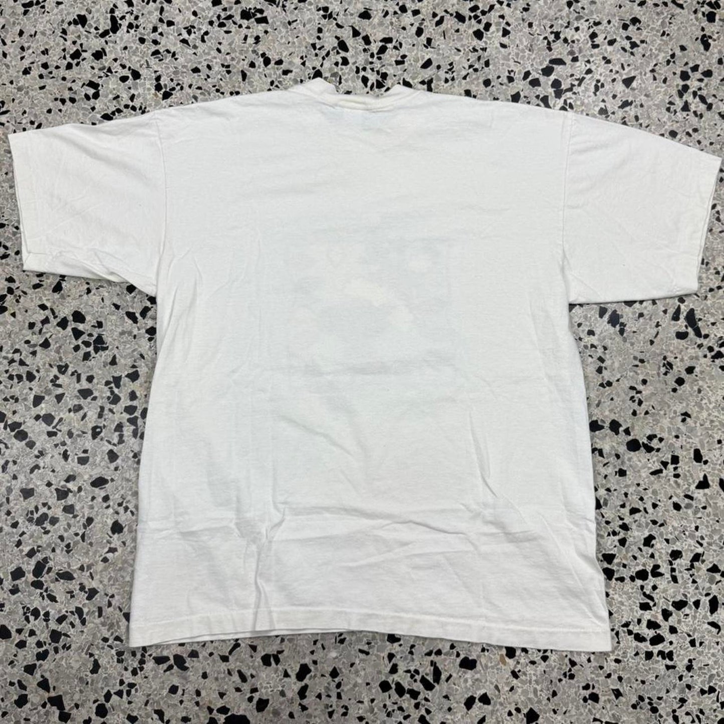 VINTAGE 90S SINGLE STITCH GRASS RAGGS HAPPY HOLIDAY RUDOLPH TEE: