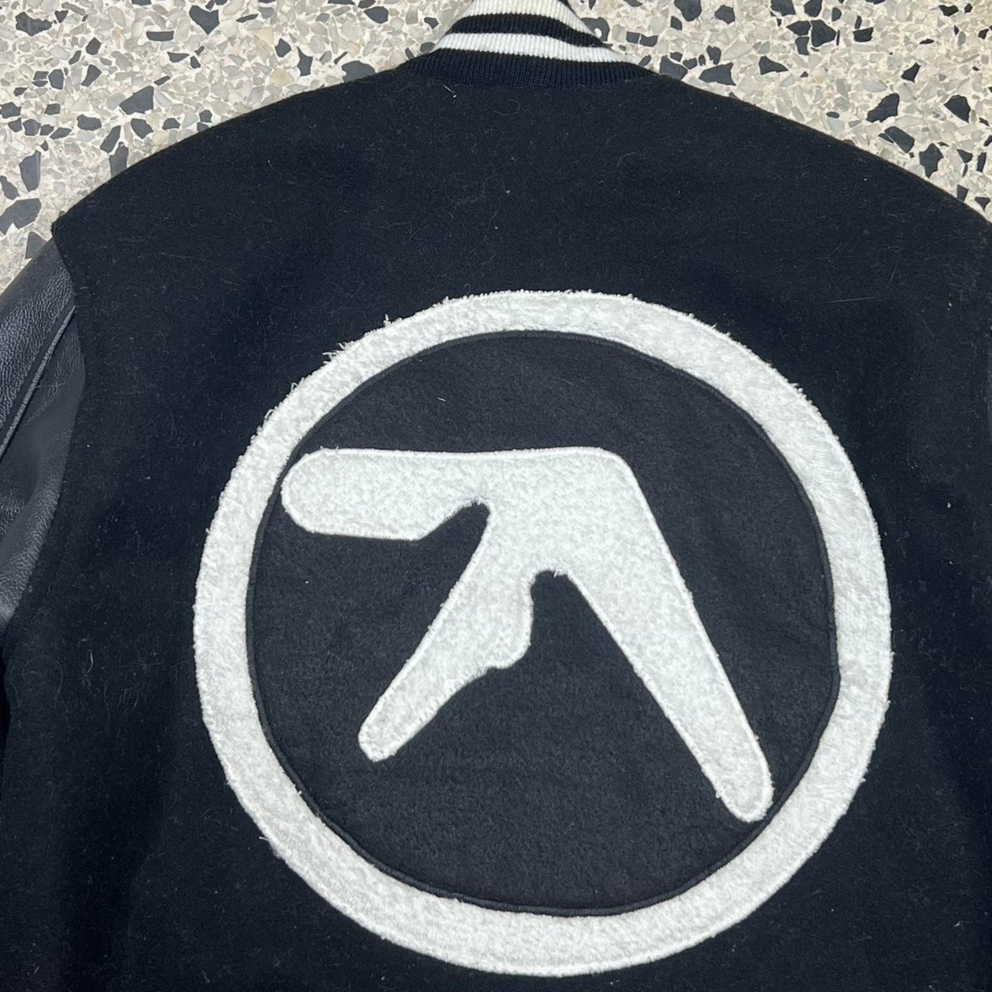 VINTAGE Y2K APHEX TWIN VARSITY LETTERMAN JACKET: