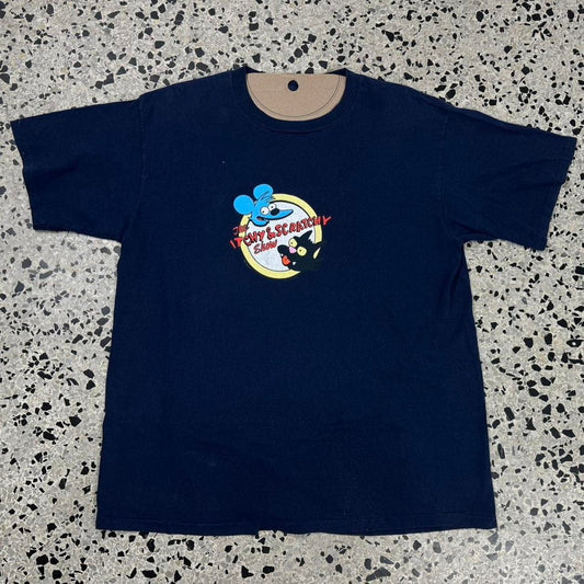 VINTAGE 90S SINGLE STITCH ITCHY AND SCRATCHY PROMO TEE: