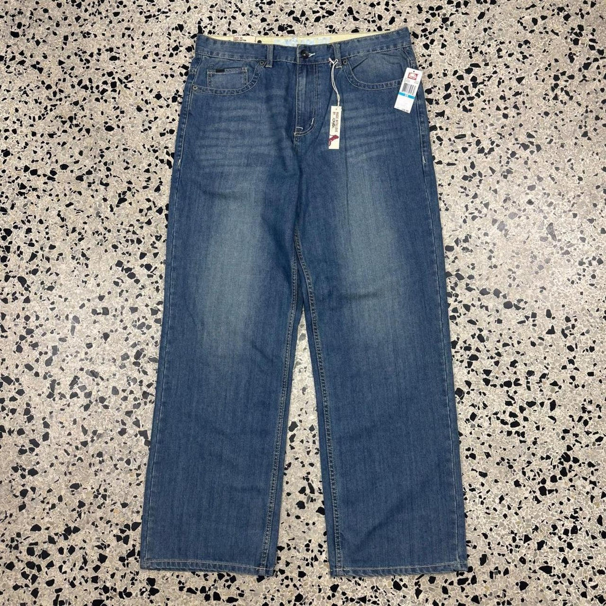 VINTAGE Y2K ECKO UNLIMITED BNWT NOS LIGHTWASH DENIM JEANS: