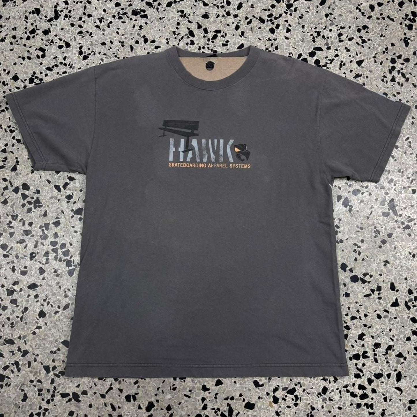 VINTAGE Y2K HAWK SKATEBOARDING APPAREL SYSTEMS TONY HAWK TEE: