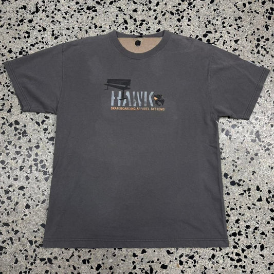 VINTAGE Y2K HAWK SKATEBOARDING APPAREL SYSTEMS TONY HAWK TEE: