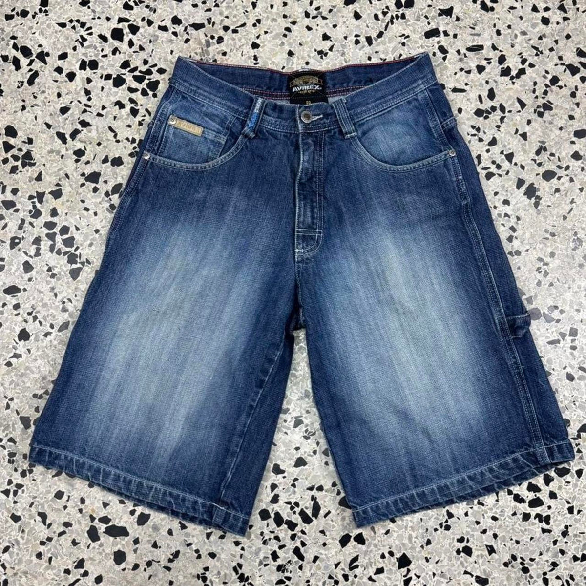 VINTAGE Y2K AVIREX CARPENTER SHORTS:
