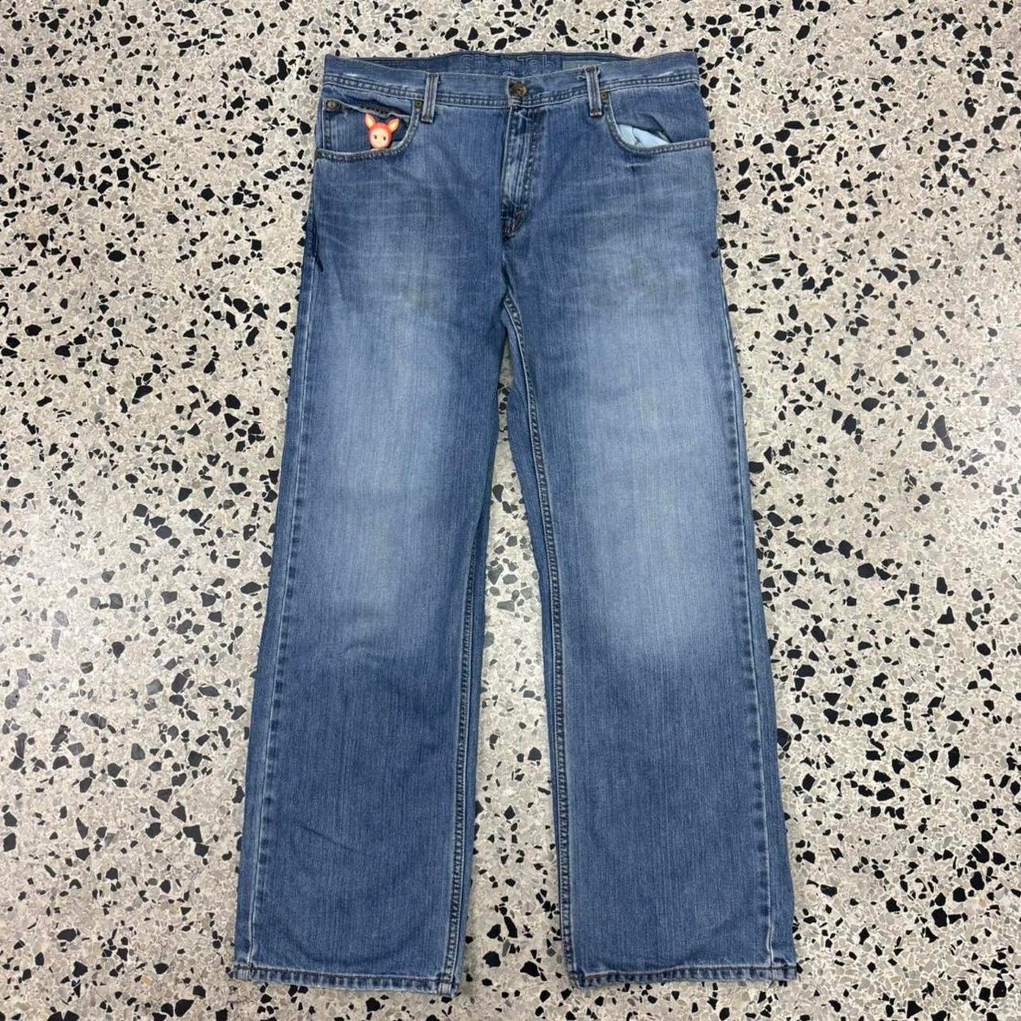 VINTAGE Y2K LIGHTWASH LEVIS SILVERTAB DENIM JEANS: