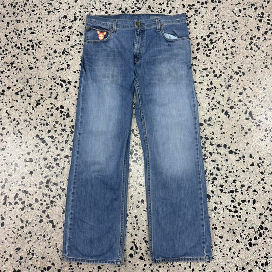 VINTAGE Y2K LIGHTWASH LEVIS SILVERTAB DENIM JEANS: