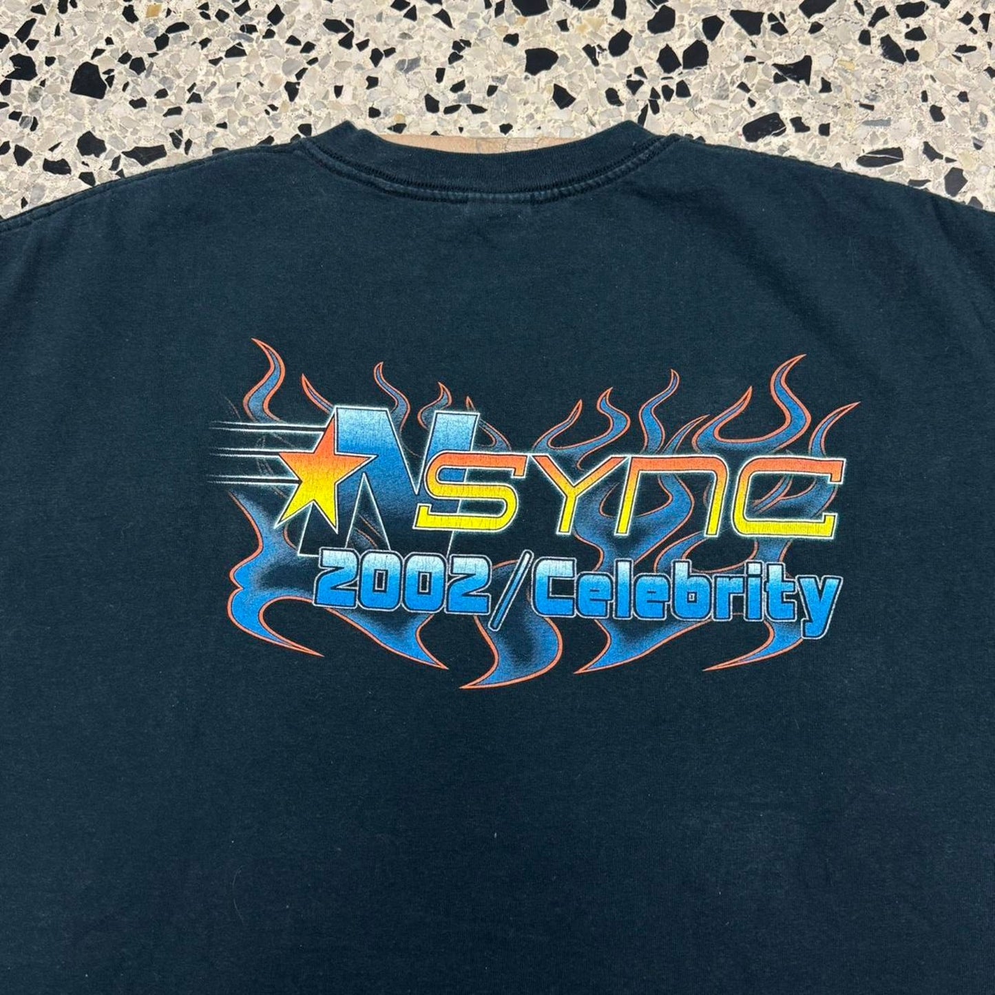 VINTAGE Y2K NSYNC 2002 CELEBRITY TOUR MERCH TEE: