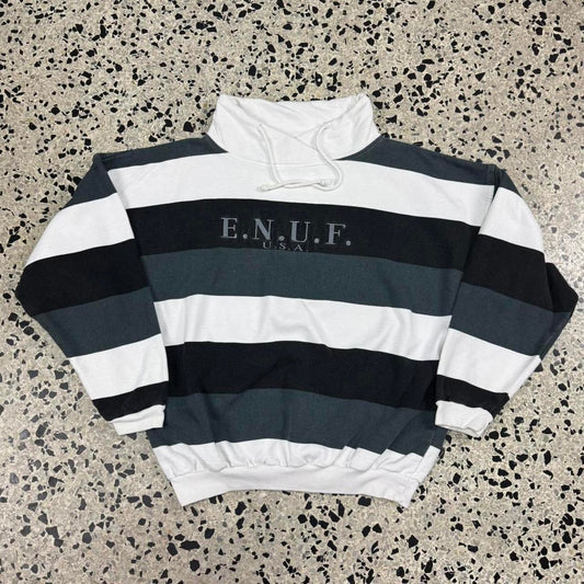 VINTAGE 90S ENUF INTERNATIONALE U.S.A. SWEATSHIRT: