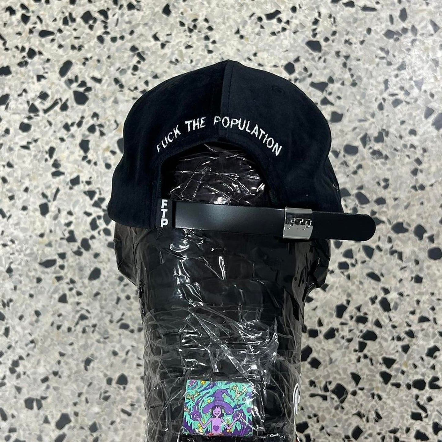 BNWT FTP BLACK CERTIFIED DIAMONDS STRAPBACK HAT: