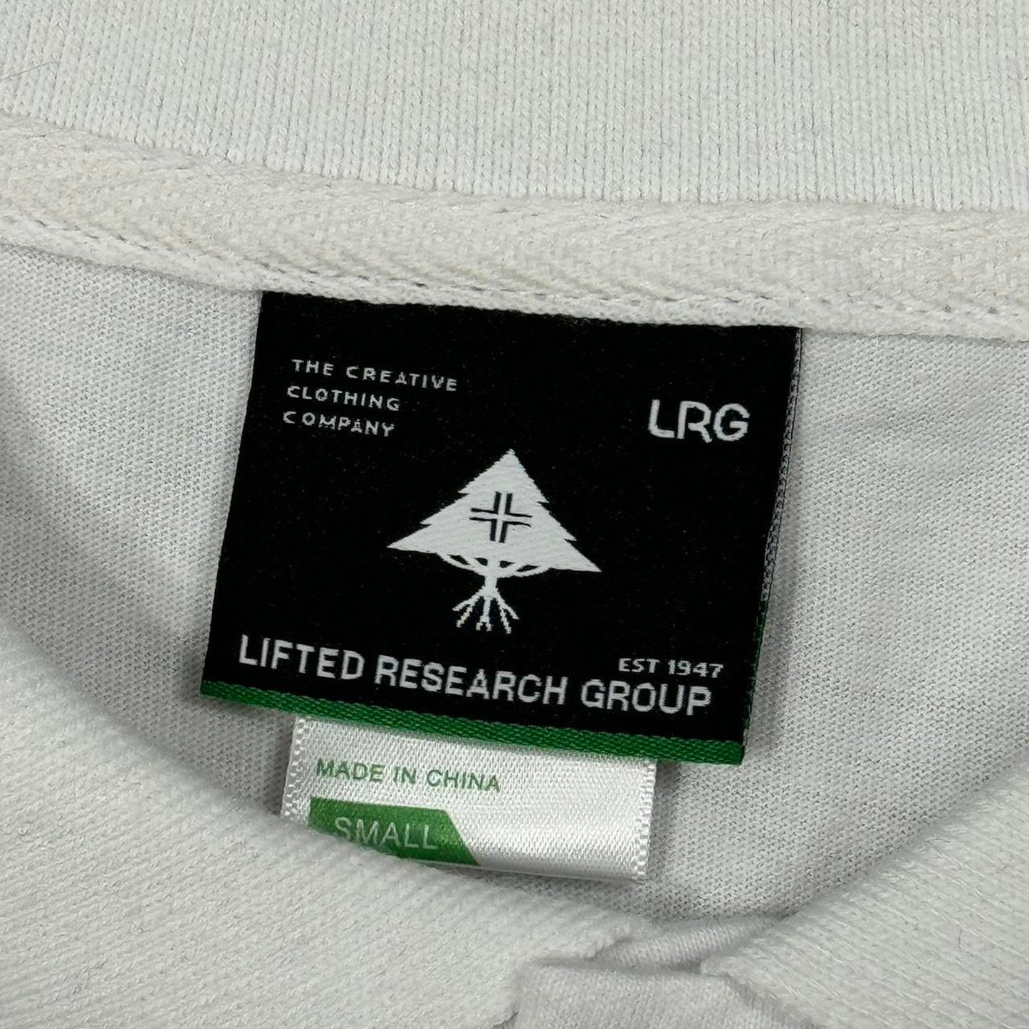 VINTAGE Y2K LRG LIFTED RESEARCH GROUP L/S RUGBY POLO SHIRT: