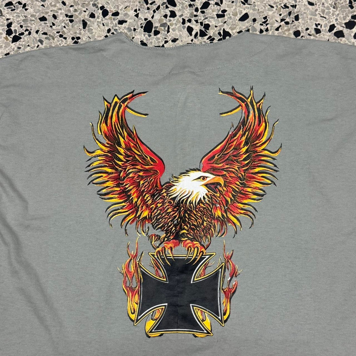 VINTAGE 90S Y2K BIKE WEEK RALLY SAMPLE BASEBALL STYLE TEE: