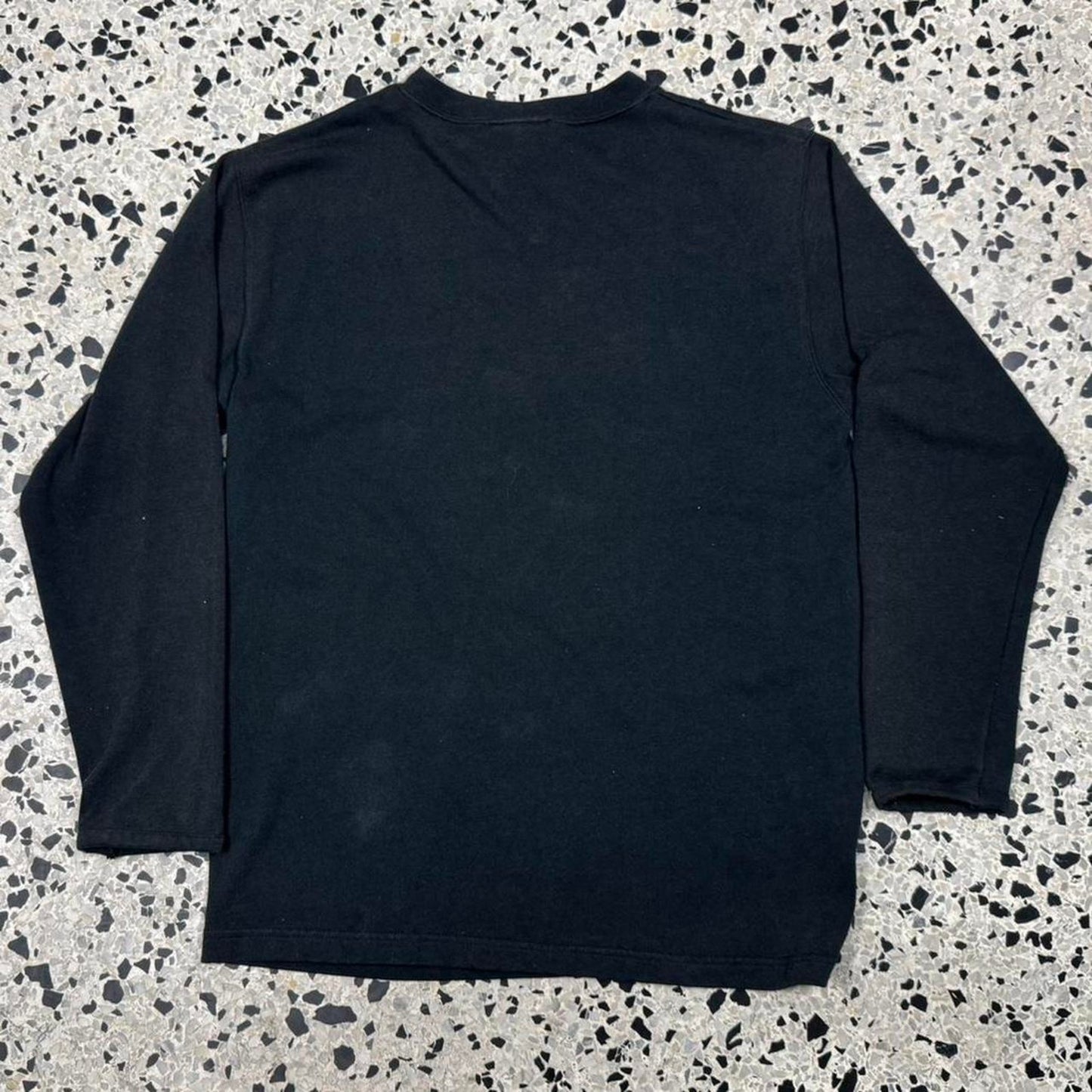 VINTAGE Y2K AVIREX LOGO THERMAL L/S TEE: