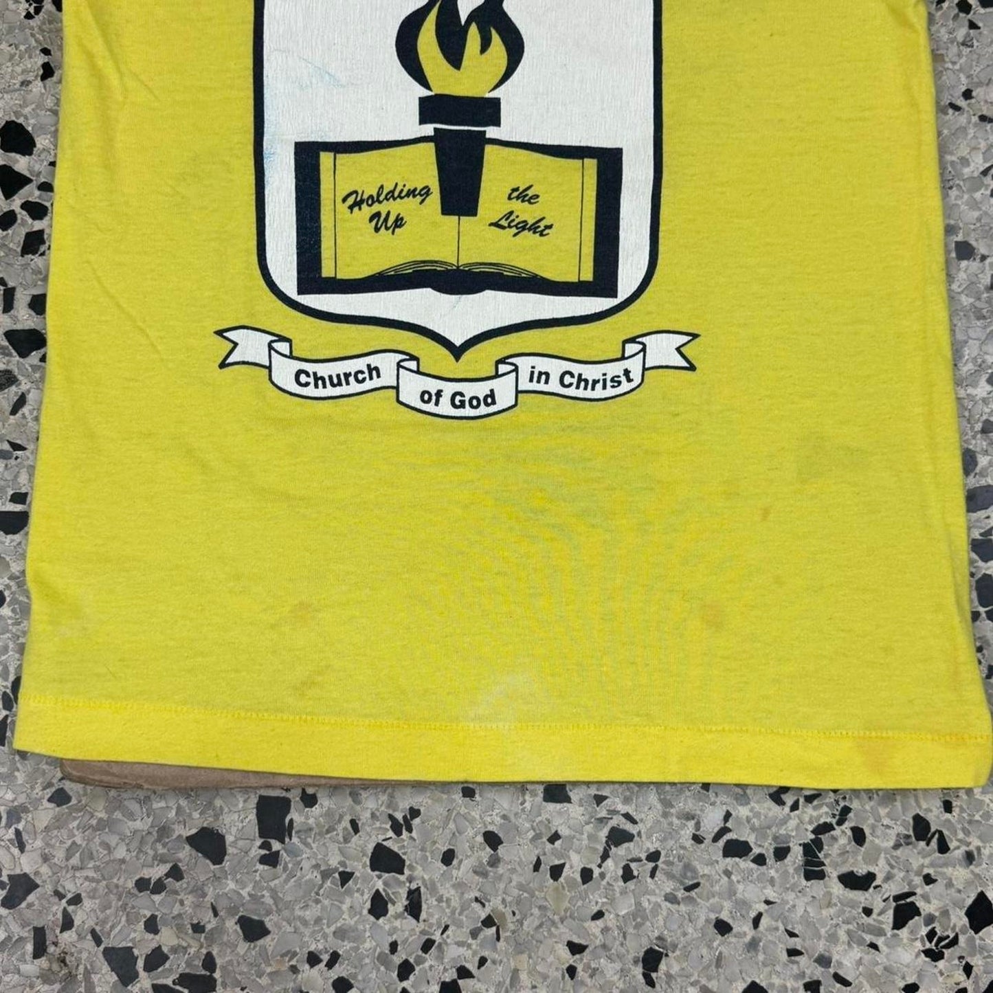 VINTAGE 90S SINGLE STITCH THE SUNSHINE BAND RELIGIOUS TEE: