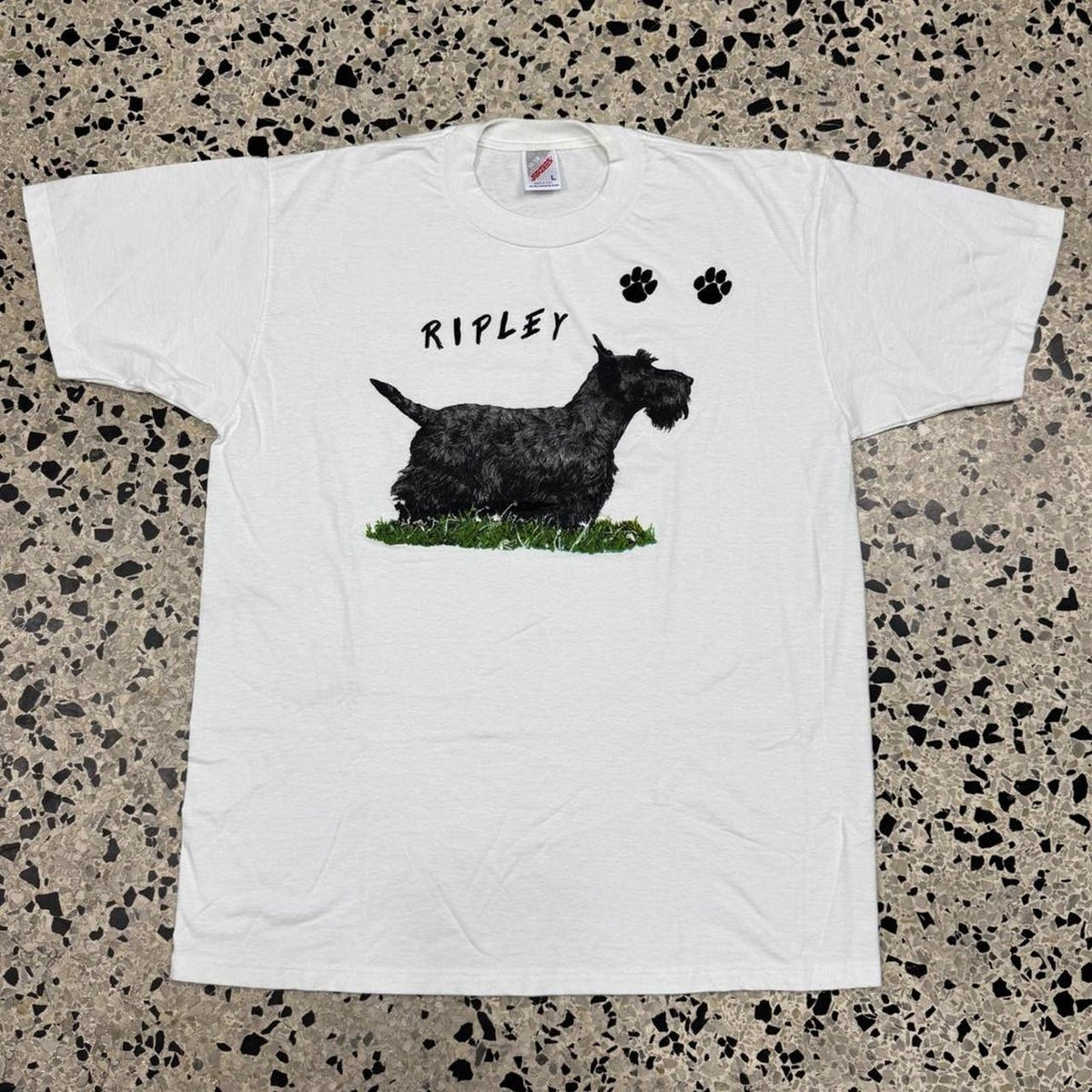 VINTAGE 90S RIPLEY THE SCOTTISH TERRIER DOG TEE: